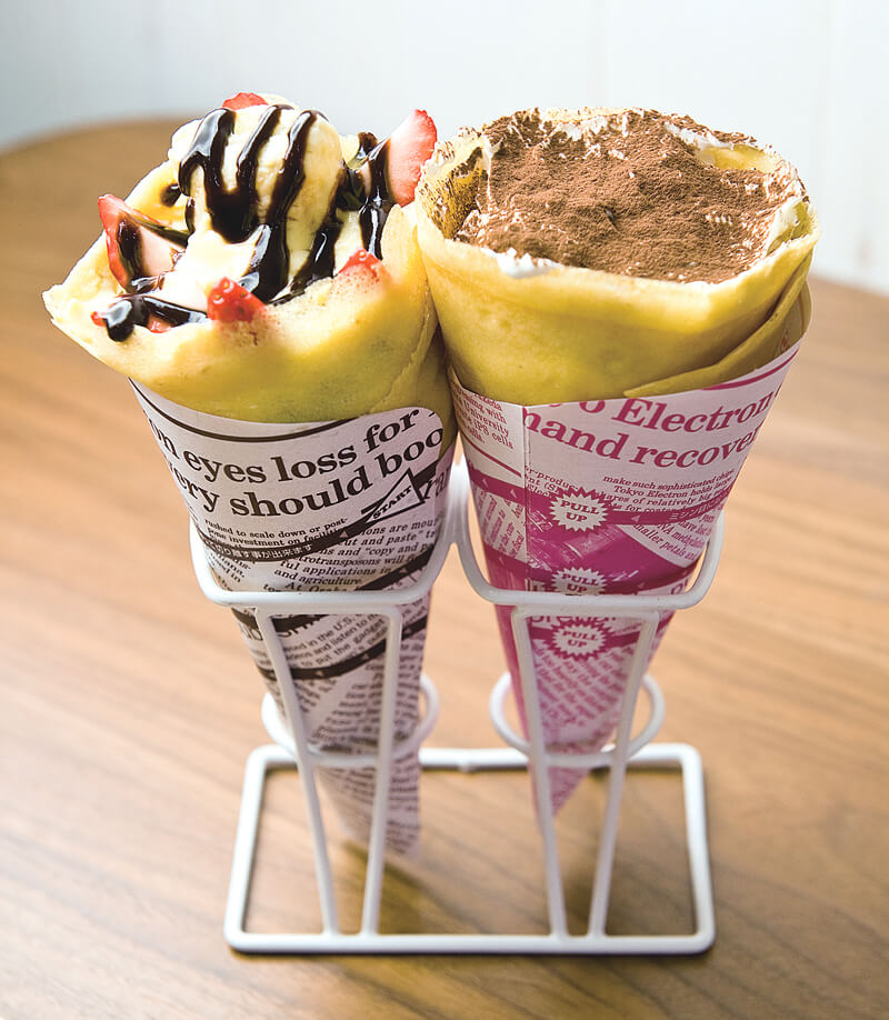 くれーぷaco（クレープアコ）／あま～い香りに誘われて つばめクレープ