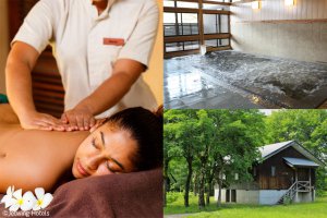 �X�̒��̑ݕʑ��œ��ʂȃI�C���}�b�T�[�W���B����E�����̂ё��Łu�A�[�������F�[�_�n�E�X�v8/27(�y)�E28(��)�J�Ẫ��C���摜