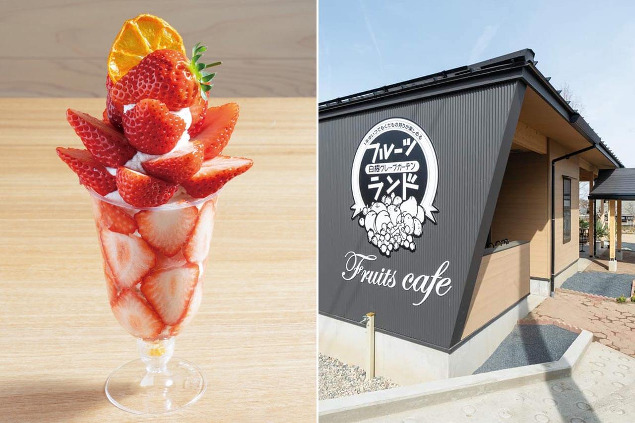 白根グレープガーデン内に「フルーツカフェ」がオープン！ 旬の果物を使ったパフェやフルーツサンドを提供 ｜&Komachi