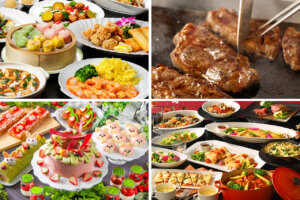 2024�bGW�ɂ������߂̐V���z�e���r���b�t�F�@�������X�C�[�c��X�e�[�L�̐H�ו�����I�̃��C���摜