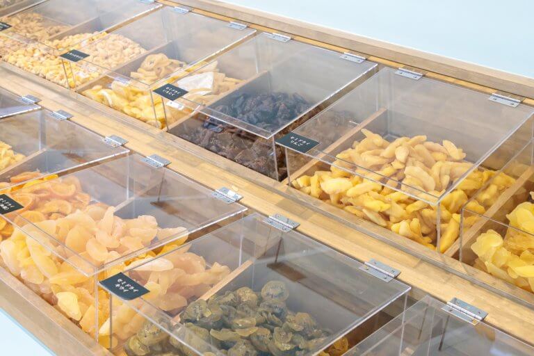 月岡温泉にドライフルーツ専門店がオープン！「恵 MEGUMI（メグミ）」40種のドライフードがずらり