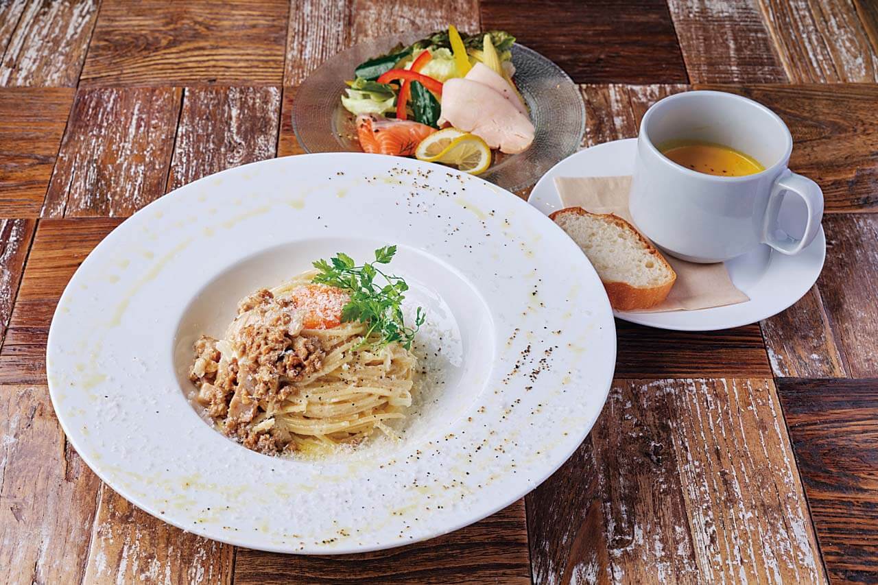 鳥屋野潟沿いにパスタのおいしいカフェダイニングが誕生！「物語PASTA